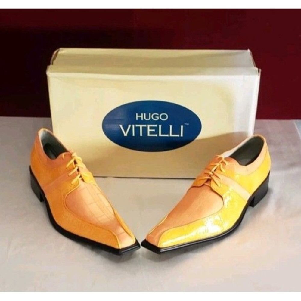 Rare Vintage Hugo Vitelli TM Size Nine & Half Mango Style Number / Name Yl438MNG